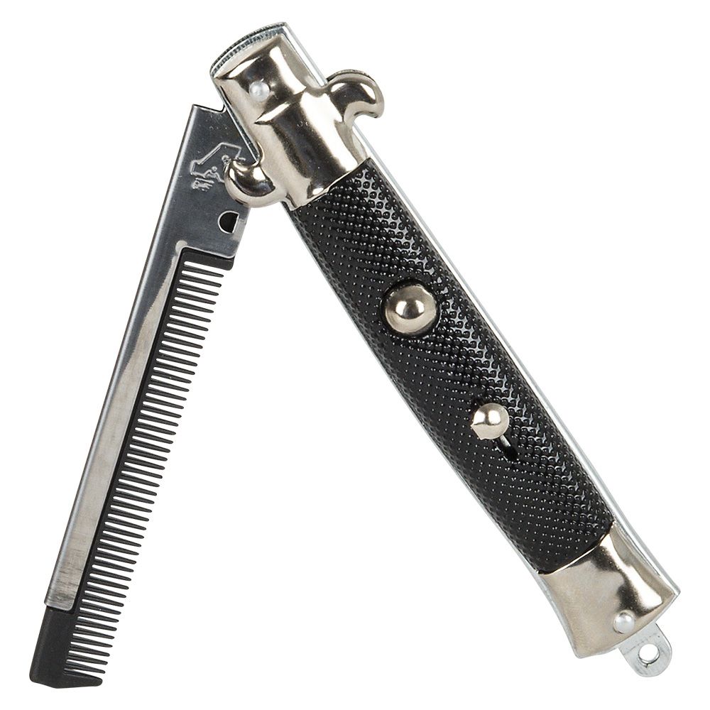 144 pieces Switch Blade Comb Blister Card - Hair Brushes & Combs