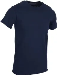 6 Wholesale Mens Cotton Crew Neck Short Sleeve T-Shirts Mix Colors, Small