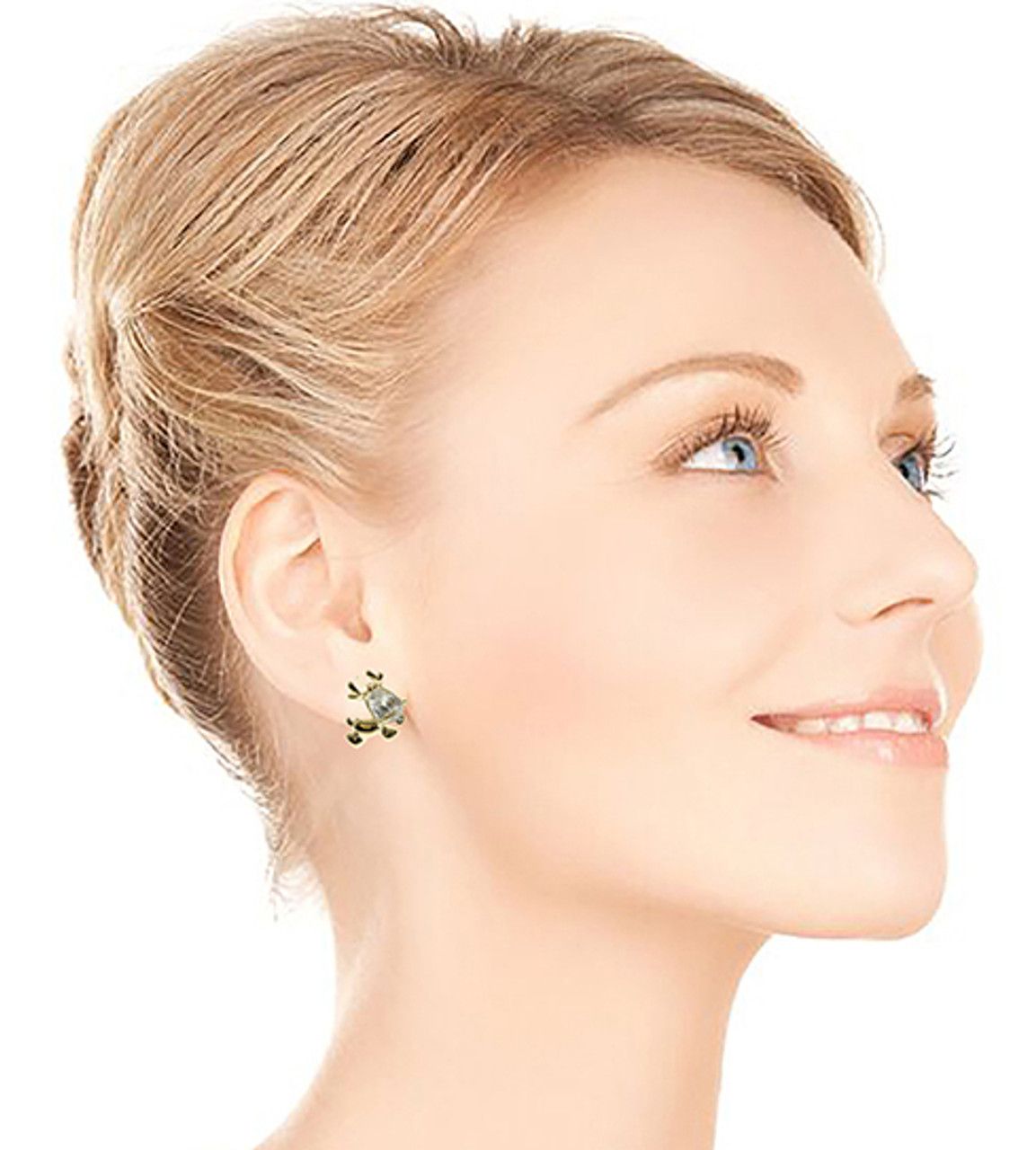 60 Wholesale Gold Tone Cubic Zirconia Dangle Earrings