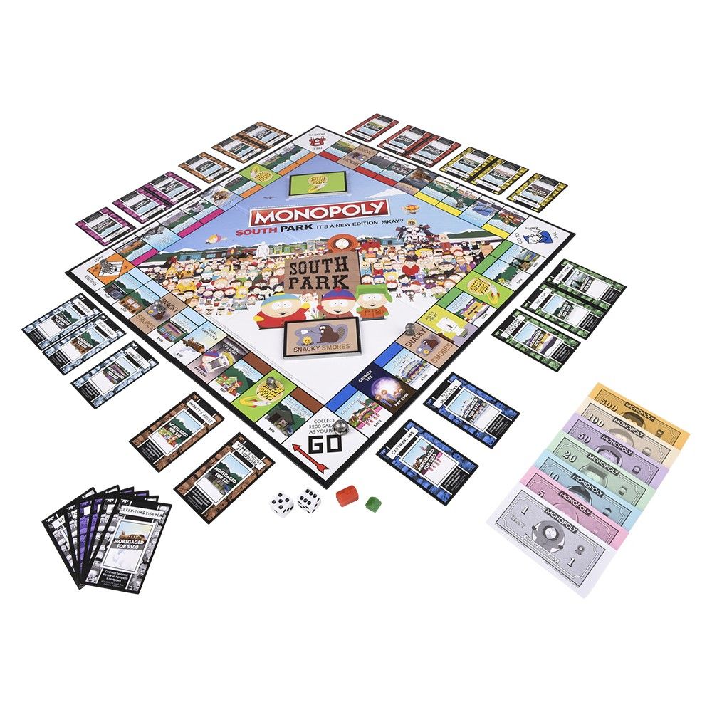 6 pieces Usaopoly South Park Monopoly - Card Games