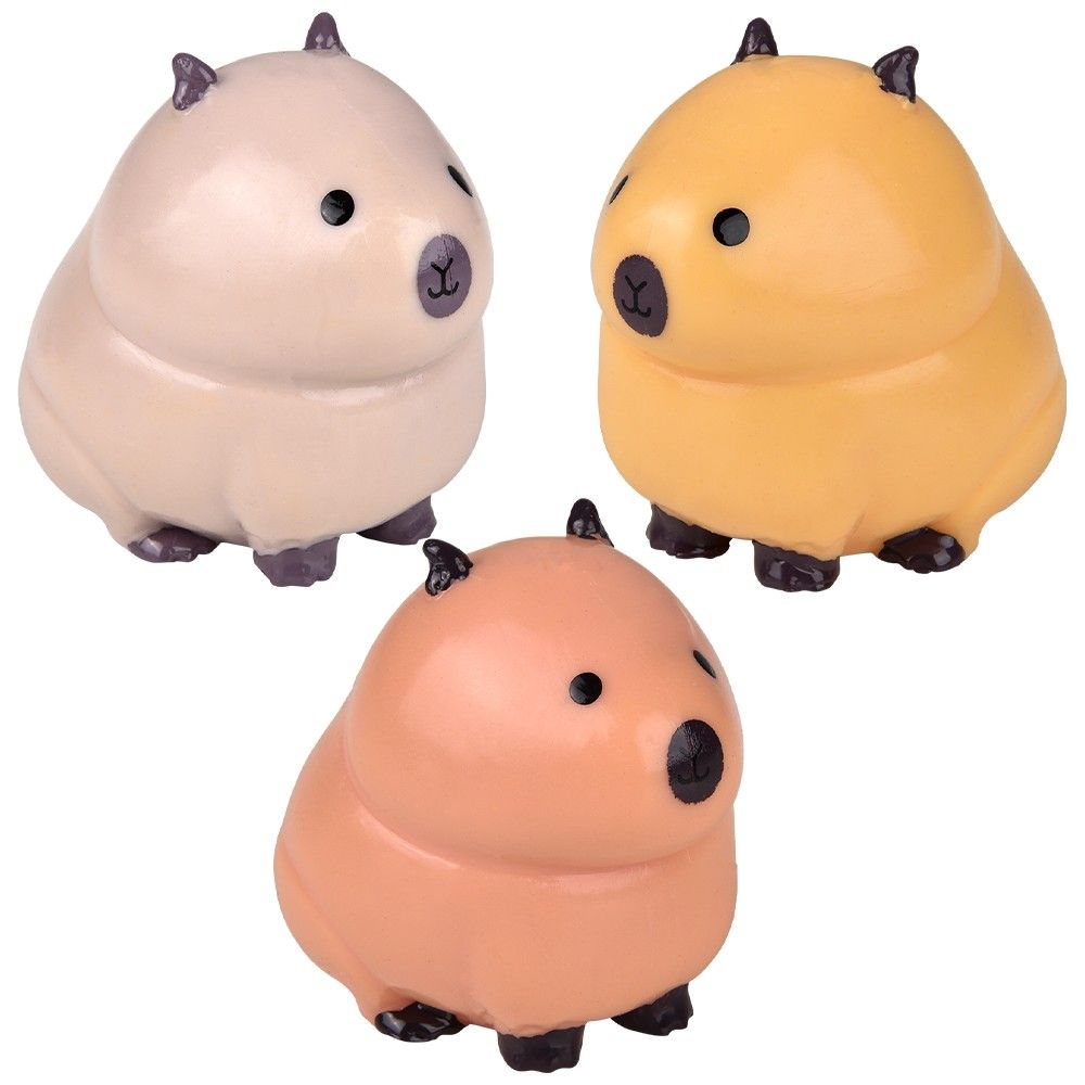 144 pieces 2.5" Splat Capybara 12ct - Slime & Squishees