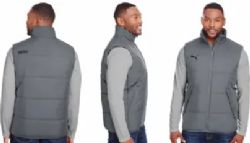 12 Pieces of Puma Sport Adult Essential Padded Vest Solid Gray