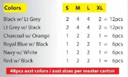 48 Pieces of Mens Tricot Jogger Pants Athletic Pants In Assorted Colors And Sizes S-xl