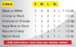 48 Pieces of Mens Tricot Shorts With Pockets Assorted Colors And Sizes S-xl