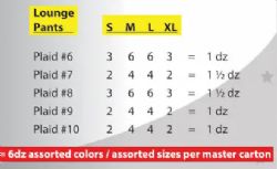 72 Pieces of Mens Yarn Dyed Woven Pants Assorted Plaids Lounge Pants Sizes S-xl