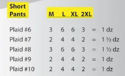 72 Pieces of Mens Yarn Dyed Woven Shorts Assorted Plaids Lounge Shorts Sizes M-2xl