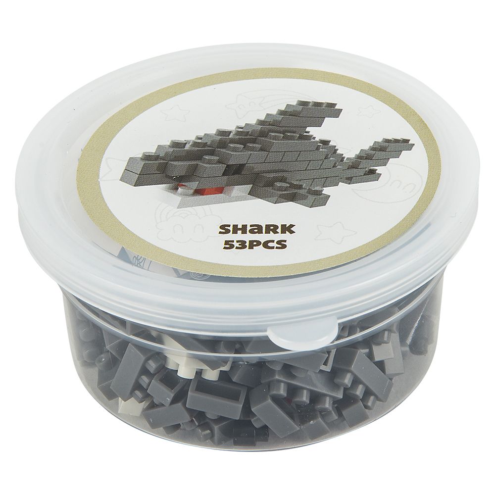 60 pieces Mini Blocks Shark - Puzzles