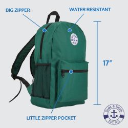 Yacht & Smith School Supply Bundle 12 Back Packs Plus 12 (34 Piece) School Supply Kits