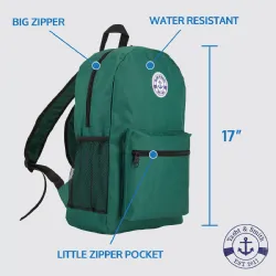 Yacht & Smith School Supply Bundle 12 Back Packs Plus 12 (34 Piece) School Supply Kits