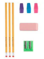 Yacht & Smith School Supply Bundle 12 Clear Back Packs Plus 12 (34 Piece) School Supply Kits