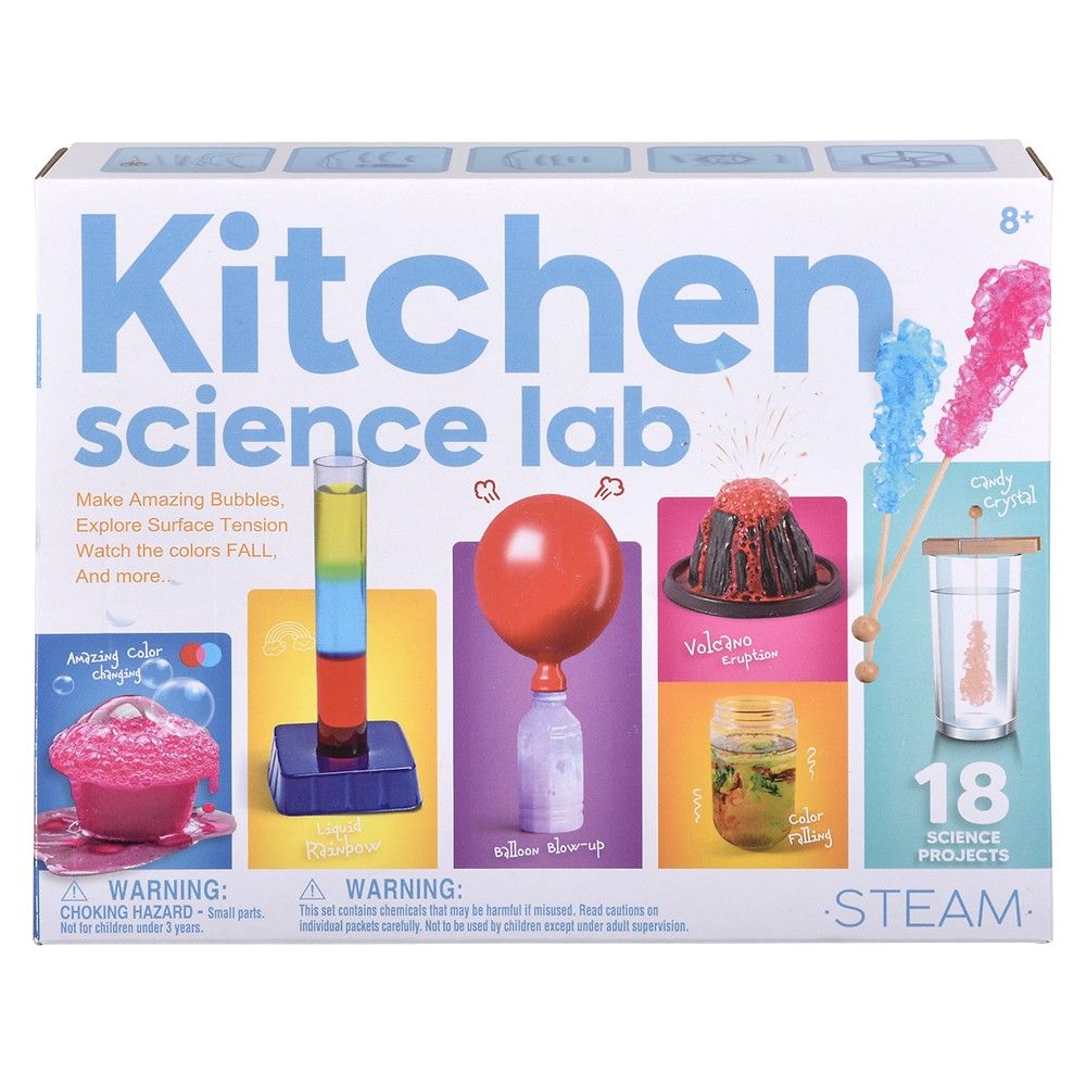 24 pieces EdU-Stem Kitchen Science Lab Kit - Girls Toy Sets