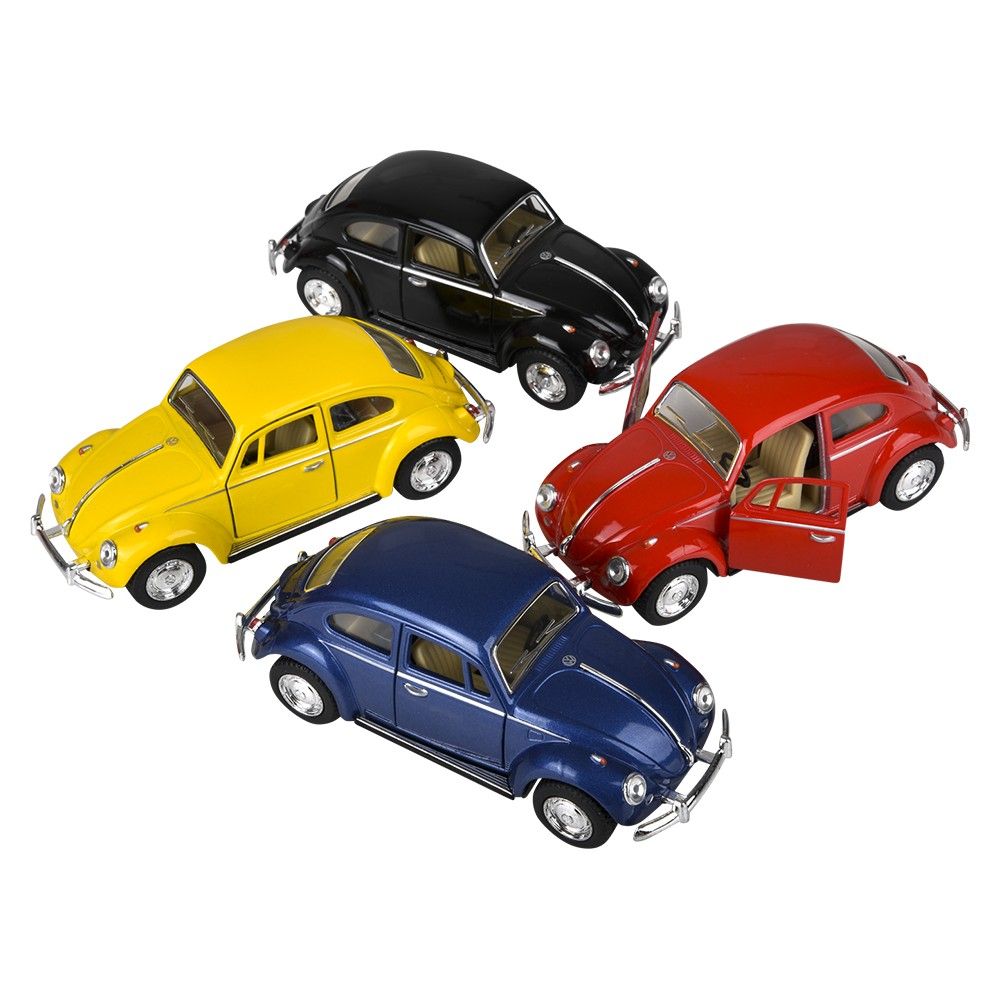144 pieces 5" DiE-Cast Pull Back 1967 Vw Classic Beetle - Car, Planes, Trains & Bikes