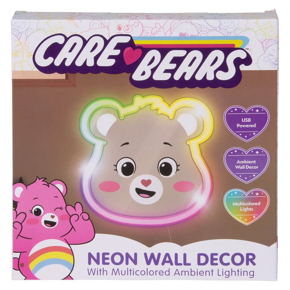 10 of Care Bears Neon Multicolored Wall Decor
