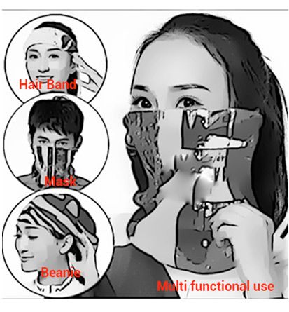 12 Pieces MultI-Purpose Face Cover - Face Mask