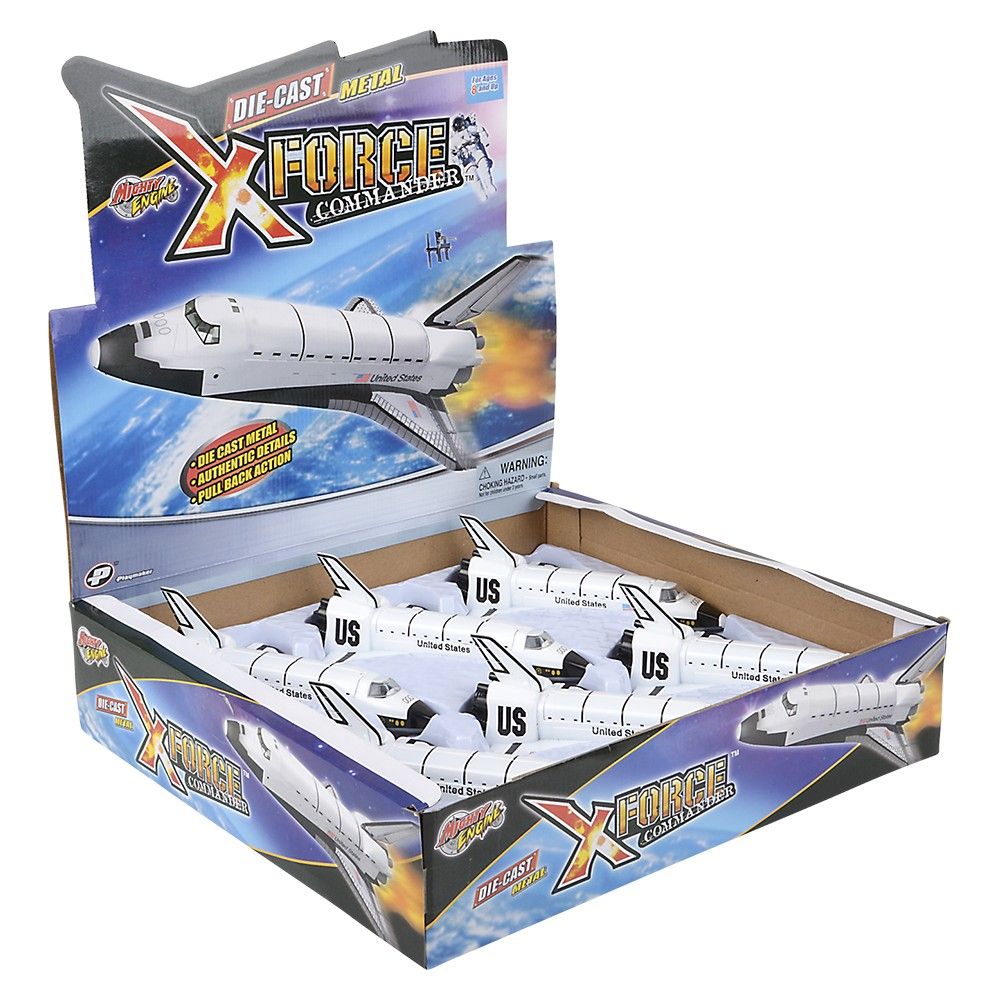 48 pieces of 7" DiE-Cast Pull Back Space Shuttle