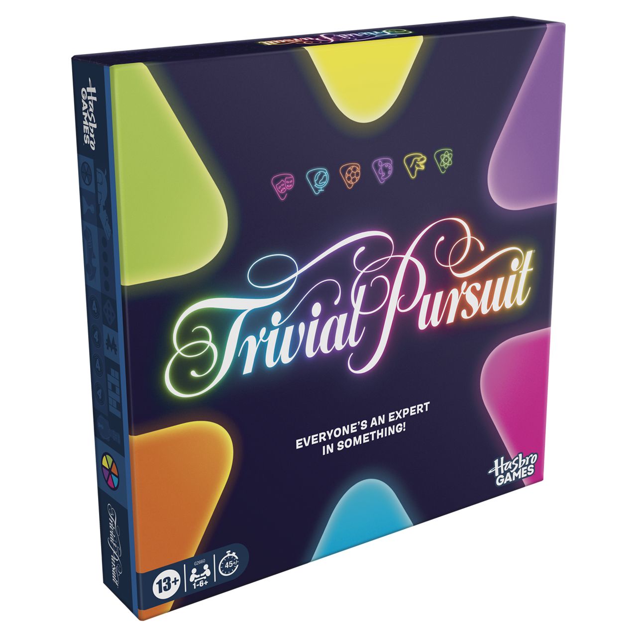 6 pieces Hasbro Trivial Pursuit Game - Refresh - Playing Cards & Dice