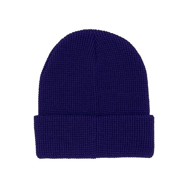24 pieces Waffle Knit Cuff Beanie ROYAL - Winter Beanie Hats