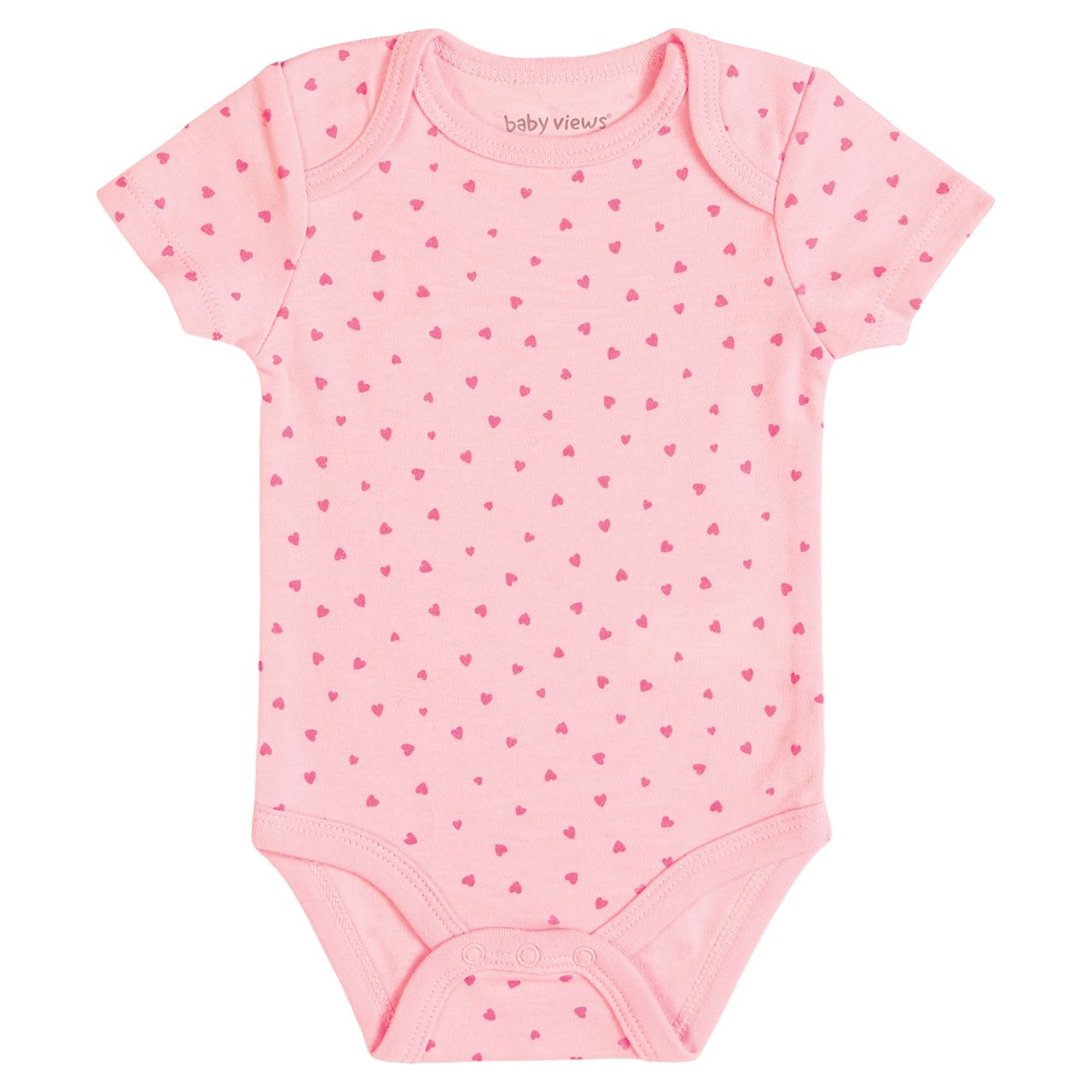 48 pieces 3-Piece Baby Bodysuits - Pink Animals - Baby Apparel