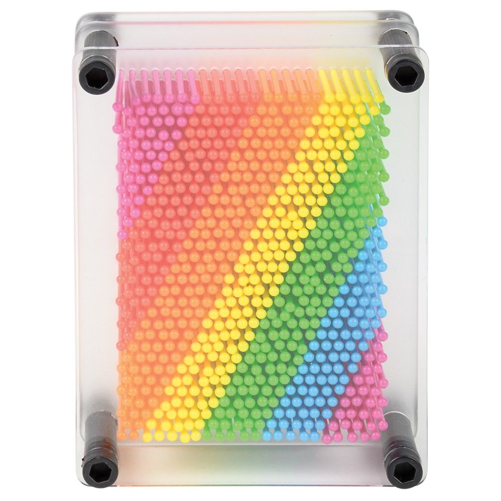 24 pieces Rainbow Pin Art 5"x3.75" - Store