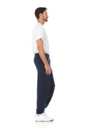 24 Wholesale Yacht & Smith Mens Navy Joggers Size L