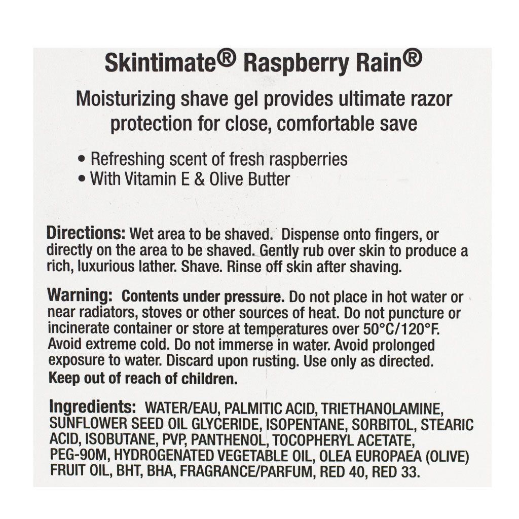 Travel Size Skintimate Moisturizing Shave Gel - Carded 2.75 Oz.