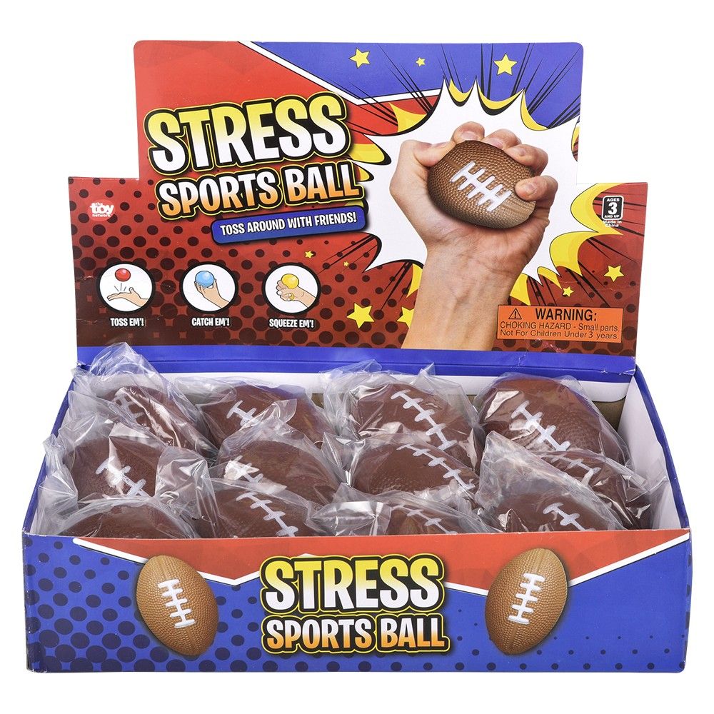 288 pieces 2.5 Inch Football Stress Ball - Slime & Squishees