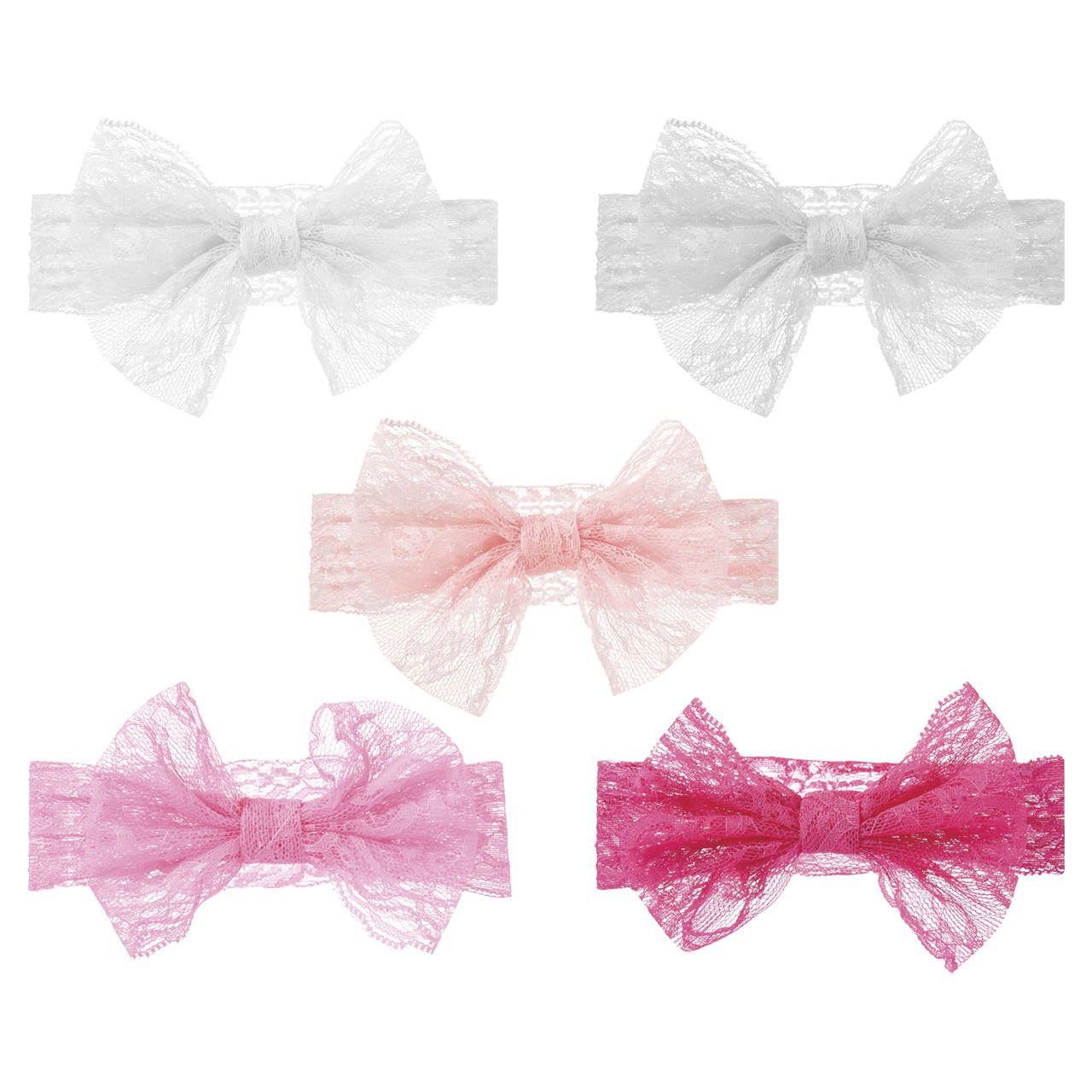 36 pieces Baby Lace Bow Headband Set - Store