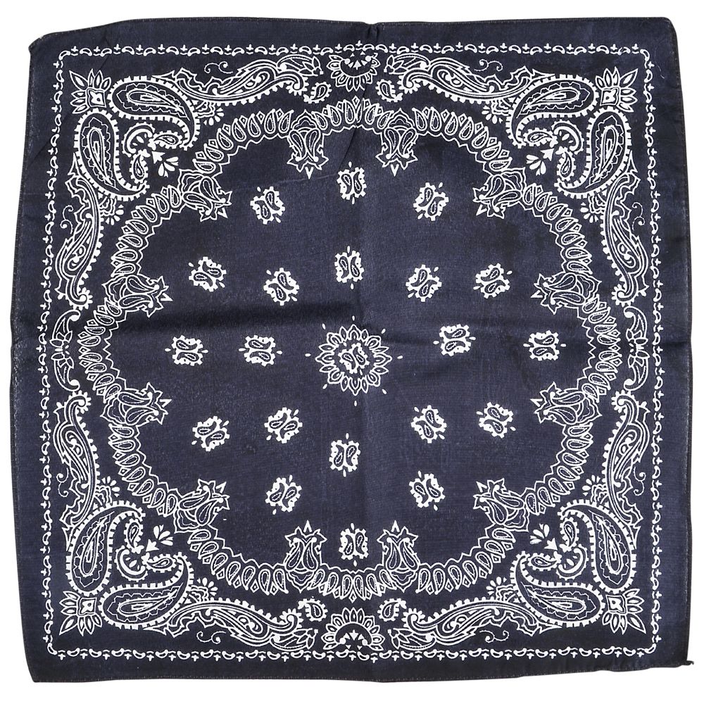 288 pieces Blue Western Bandana 19" - Bandanas