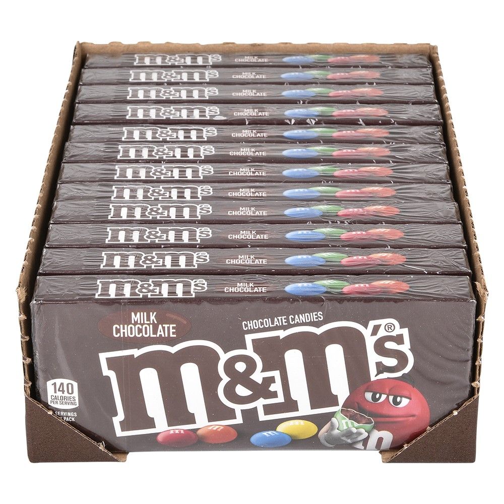 12 pieces M&m Milk Chocolate Theater Box Candy - Candy