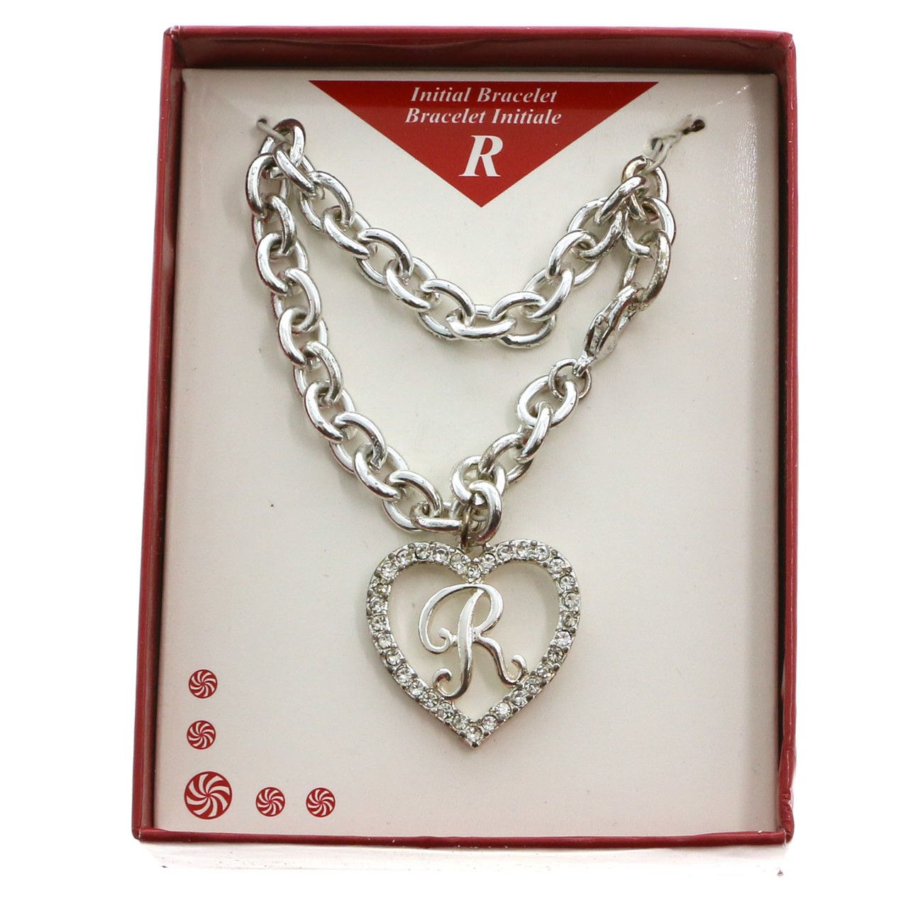 60 Wholesale Initial Bracelet R