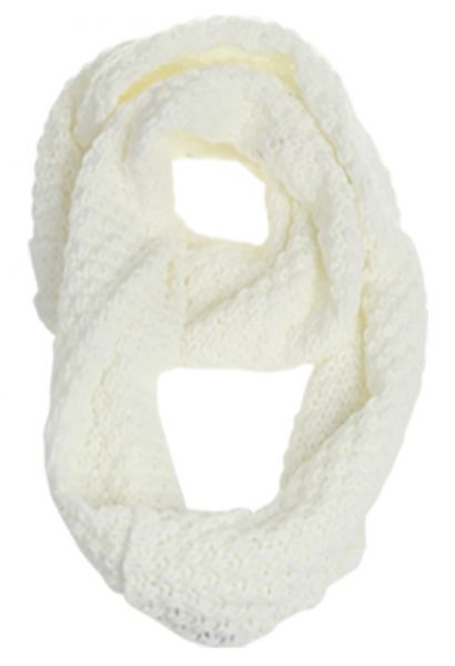 12 Wholesale Cable Knit Infinity Scarf Assorted