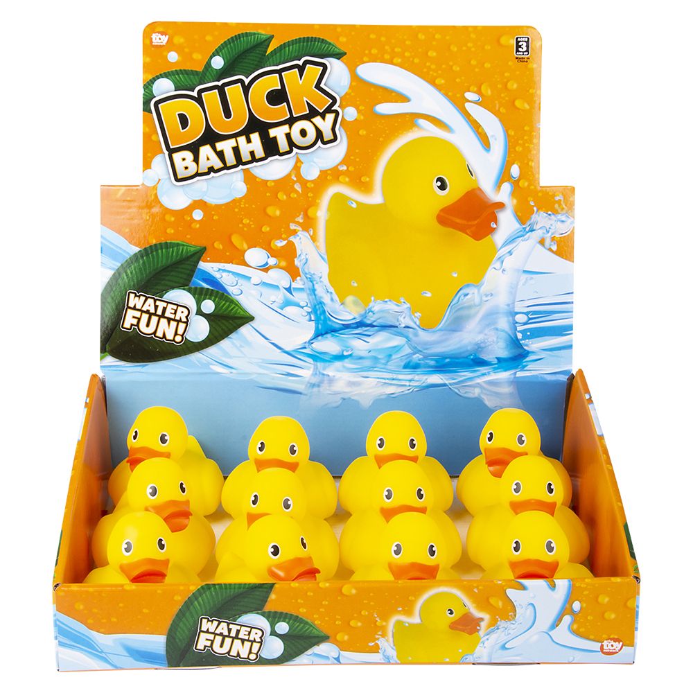 72 pieces 3.5" Bath Time Ducky - Shower Accessories