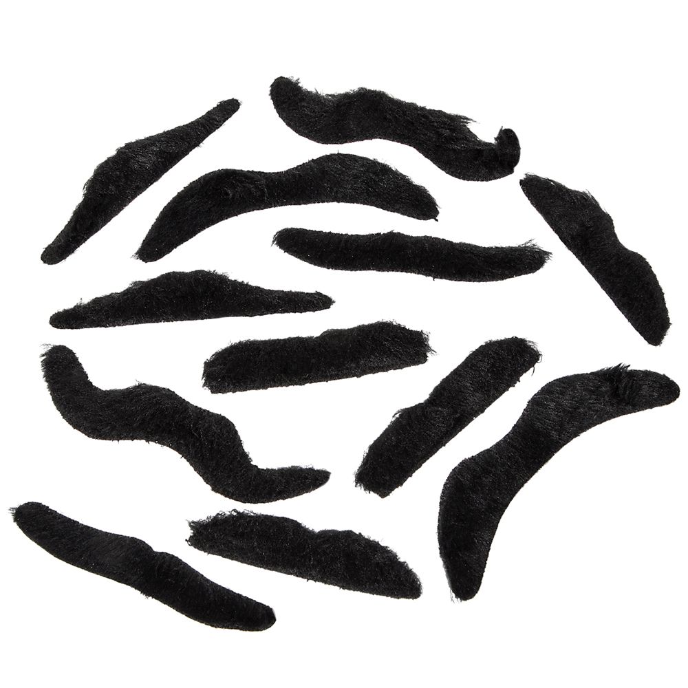 144 pieces Mustaches 2.5-3.5 inch 12pcs/card - Chargers & Adapters