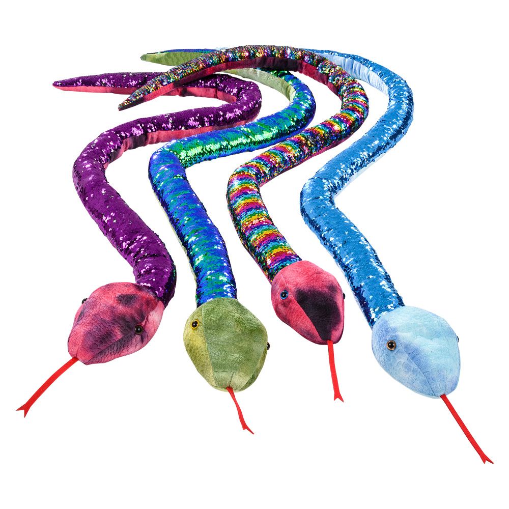24 pieces 67" Snake Sequin - Plush Toys