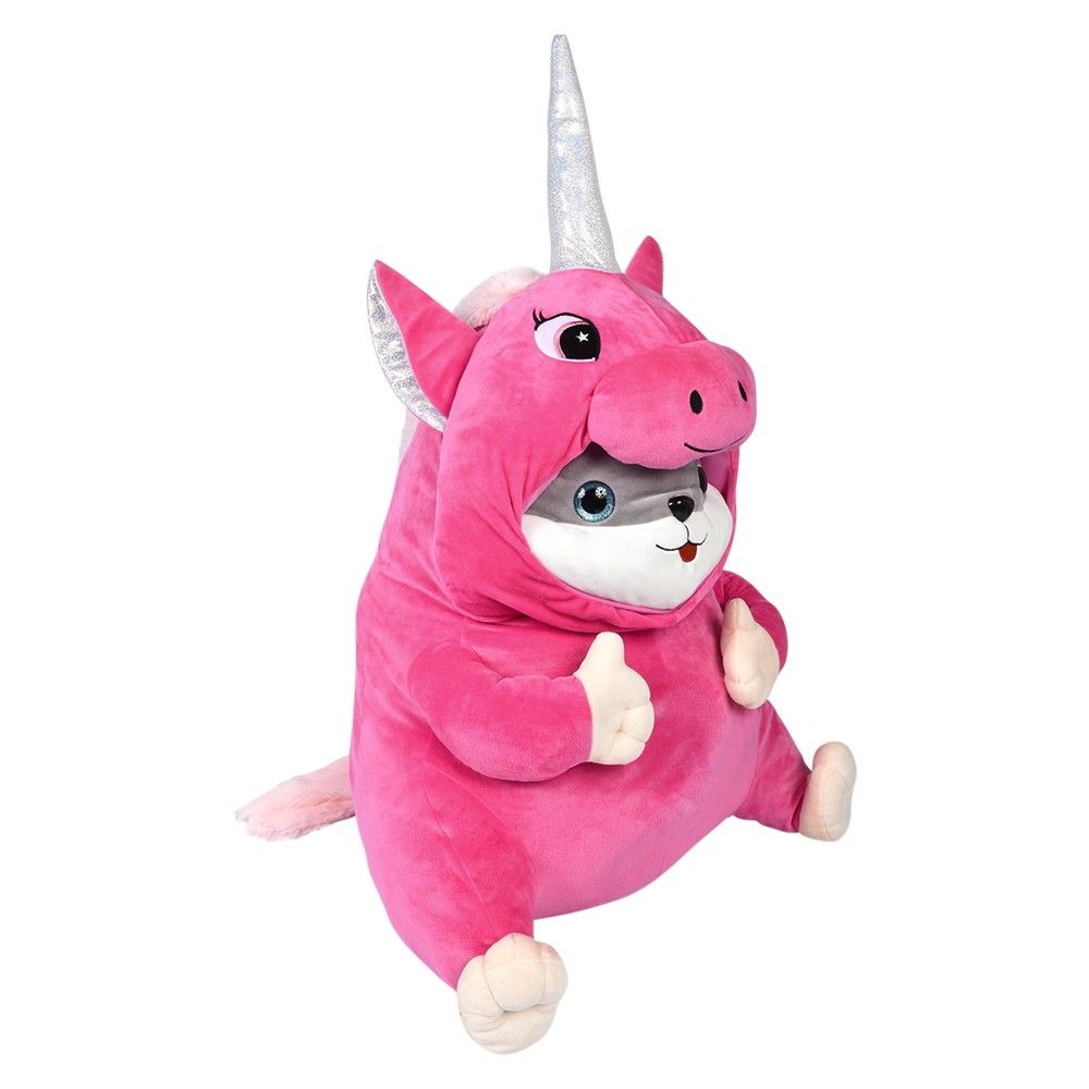 3 pieces 23" Dressed Hamster Unicorn (ss) - Plush Toys