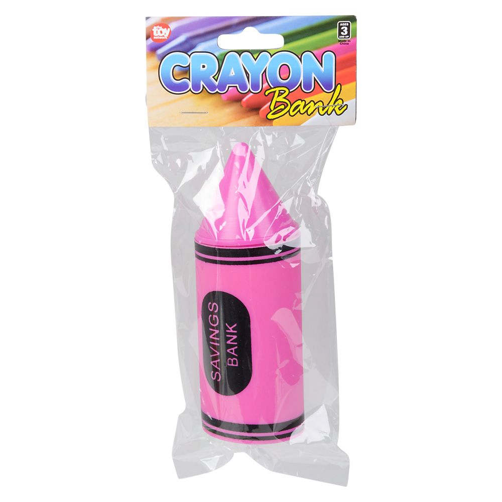 288 pieces 6" Crayon Bank - Coin Holders & Banks