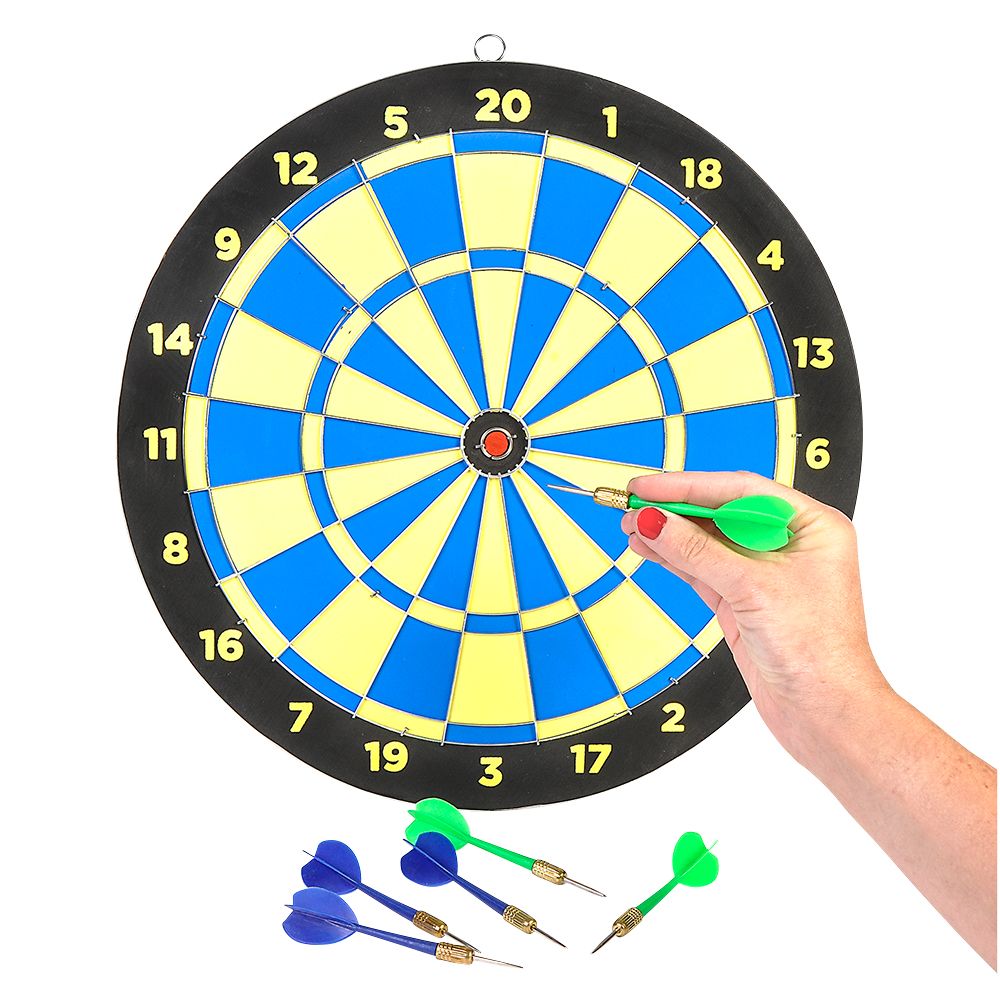 12 pieces 15'' Wooden Dart Game - Darts & Archery Sets