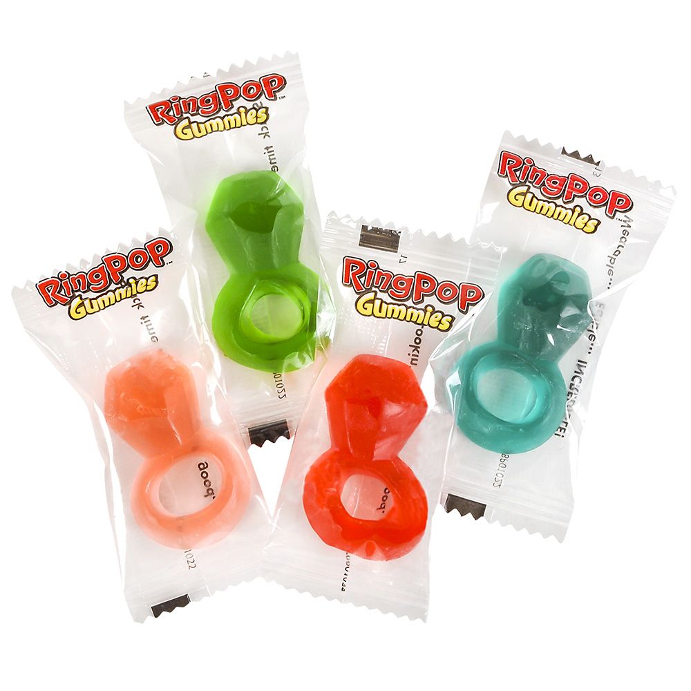 1120 pieces Ring Pop Ring Gummies 1120/cs - Food & Beverage