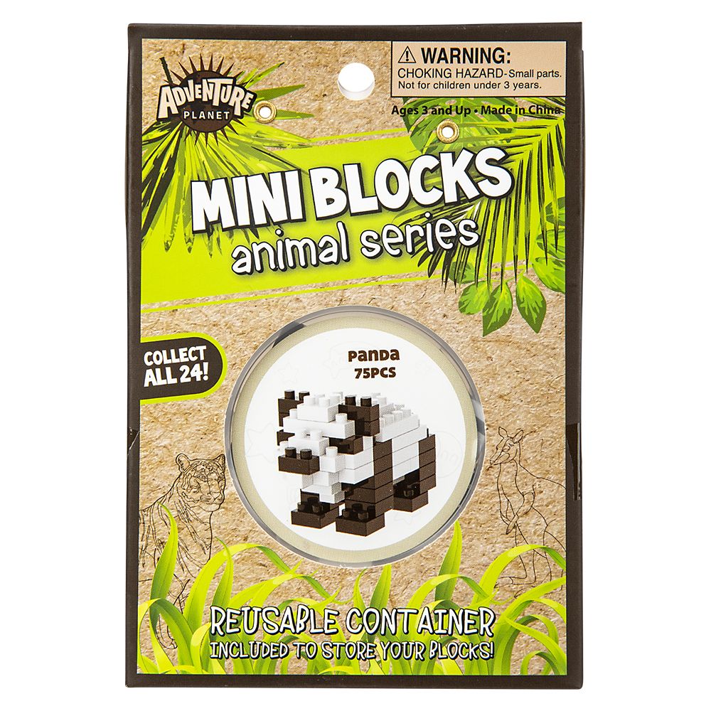 60 pieces Mini Blocks Panda - Puzzles