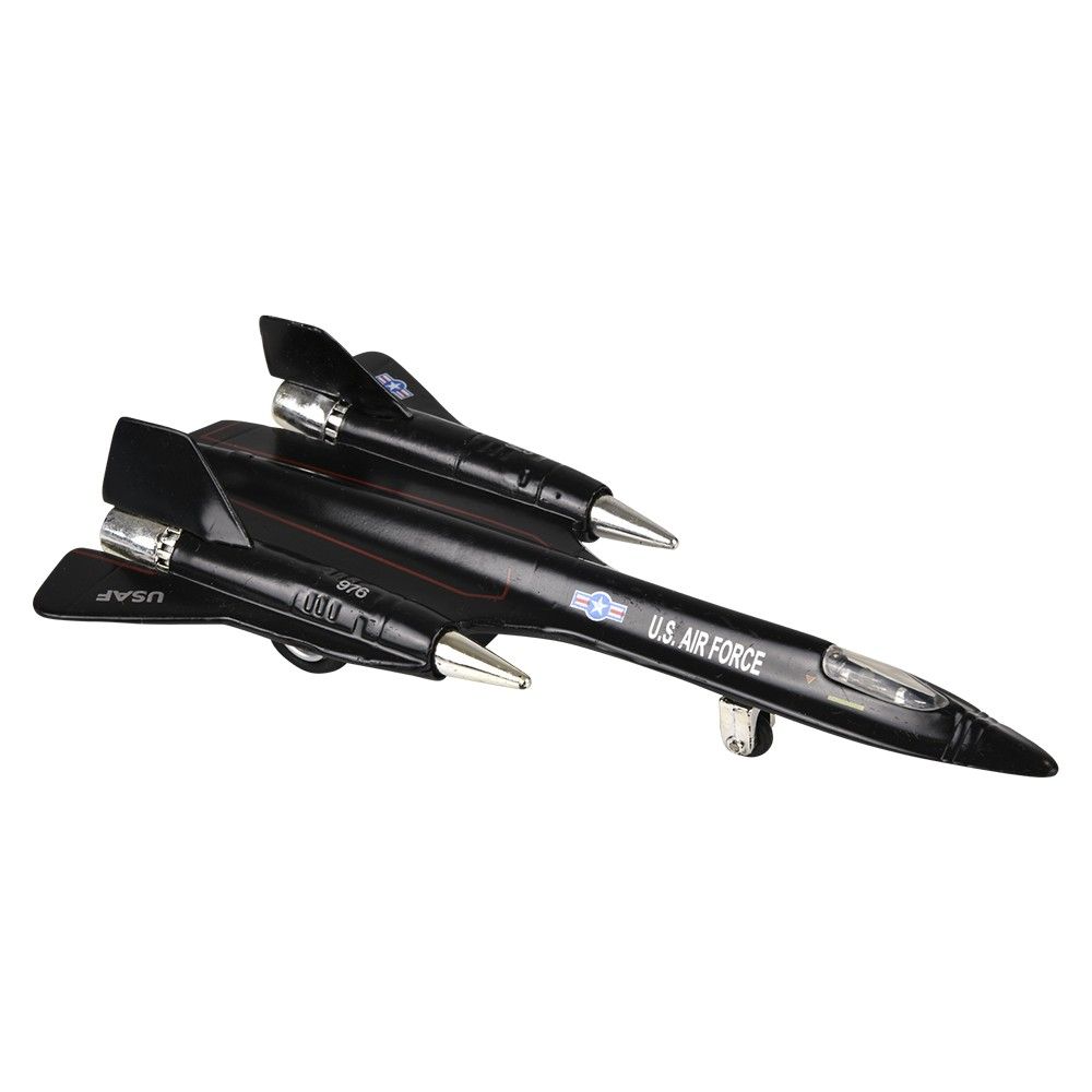 72 pieces 8 Inch DiE-Cast Pull Back SR-71 Blackbird (6pcs/disp) - Car, Planes, Trains & Bikes