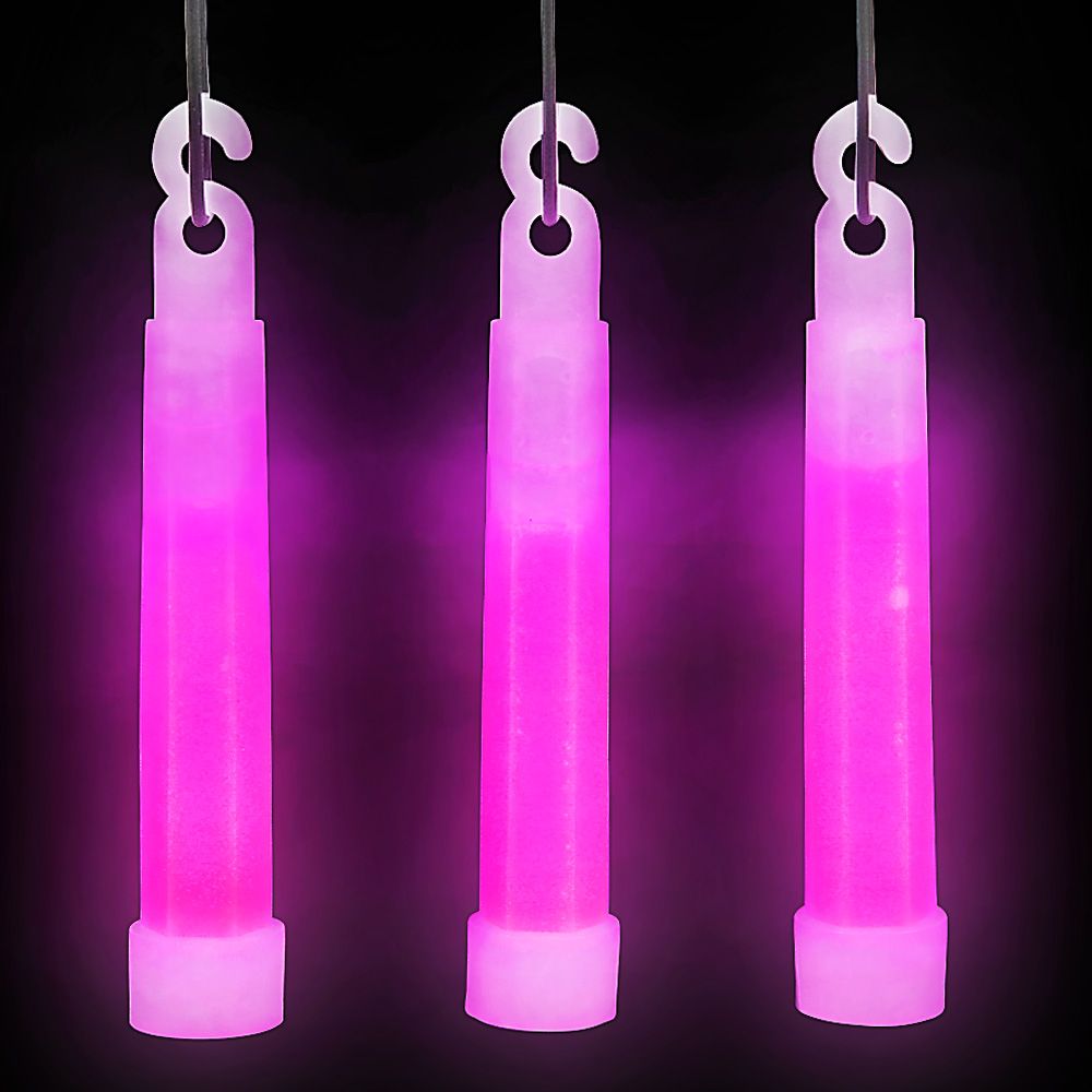 576 pieces 4" Pink Glow Stick - Glow in the Dark