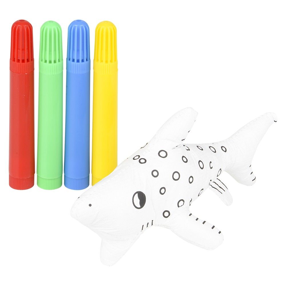 48 pieces of 5" Shark ColoR-A-Pal