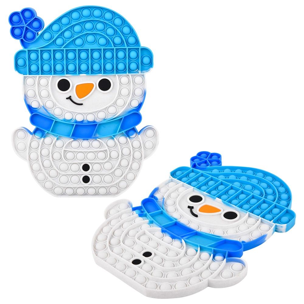 24 pieces Snowman Mega Bubble Popper 13' - Fidget Spinners