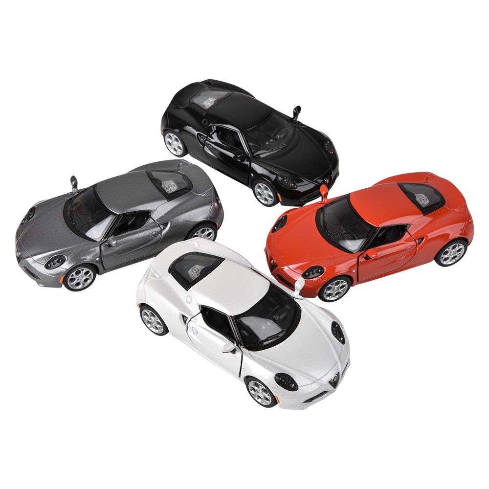 144 pieces 5 inch Diecast Pull Back 2013 Alfa Rome 4c - Car, Planes, Trains & Bikes