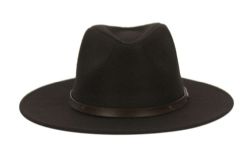 12 Wholesale Poly/wool Fedora With Leather Band