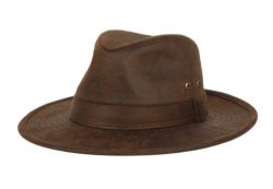 12 Pieces Faux Leather Fedora With Band - Fedoras, Driver Caps & Visor