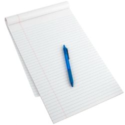 72 Sets Legal Writing Pad Wide Ruled - 50 Sheets - Paper