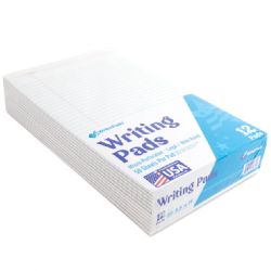 72 Sets Legal Writing Pad Wide Ruled - 50 Sheets - Paper