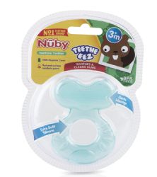 48 pieces Nuby FisH-Shaped TeethE-Eez (aqua) - Baby Accessories