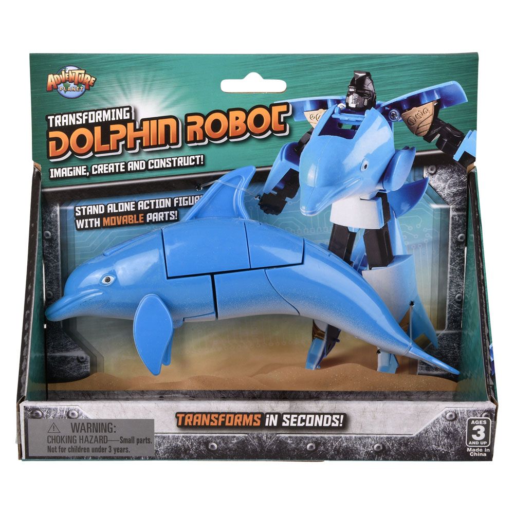 36 pieces 5" Dolphin Robot Action Figure - Action Figures & Robots